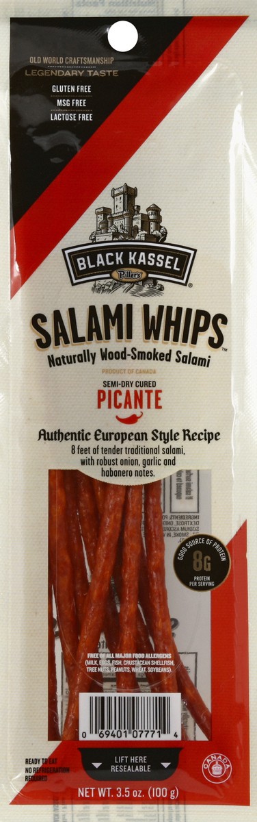 slide 2 of 2, Piller's Salami Whips 3.5 oz, 3.5 oz