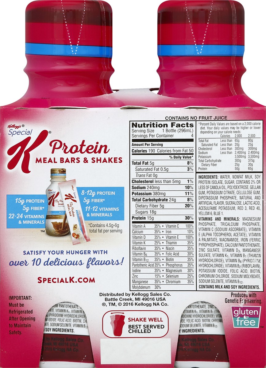 slide 6 of 8, Kellogg's Protein Shakes 4 ea, 4 ct