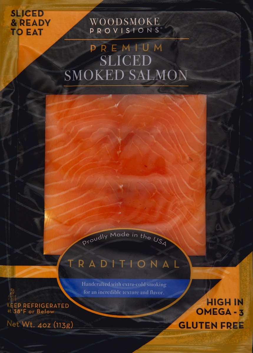 slide 1 of 2, Woodsmoke Provisions Salmon 4 oz, 4 oz