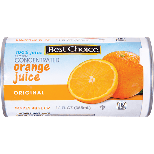 slide 1 of 1, Best Choice Frozen Orange Juice Concentrate, 12 oz