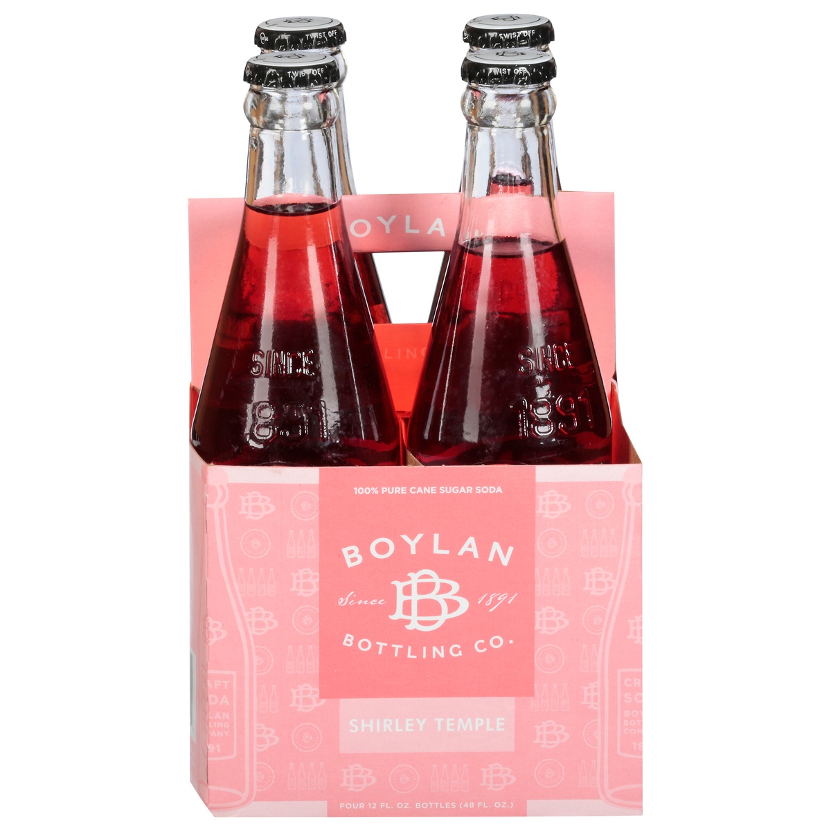 slide 1 of 1, Boylan Soda Shirley Temple bottles, 4 ct; 12 oz