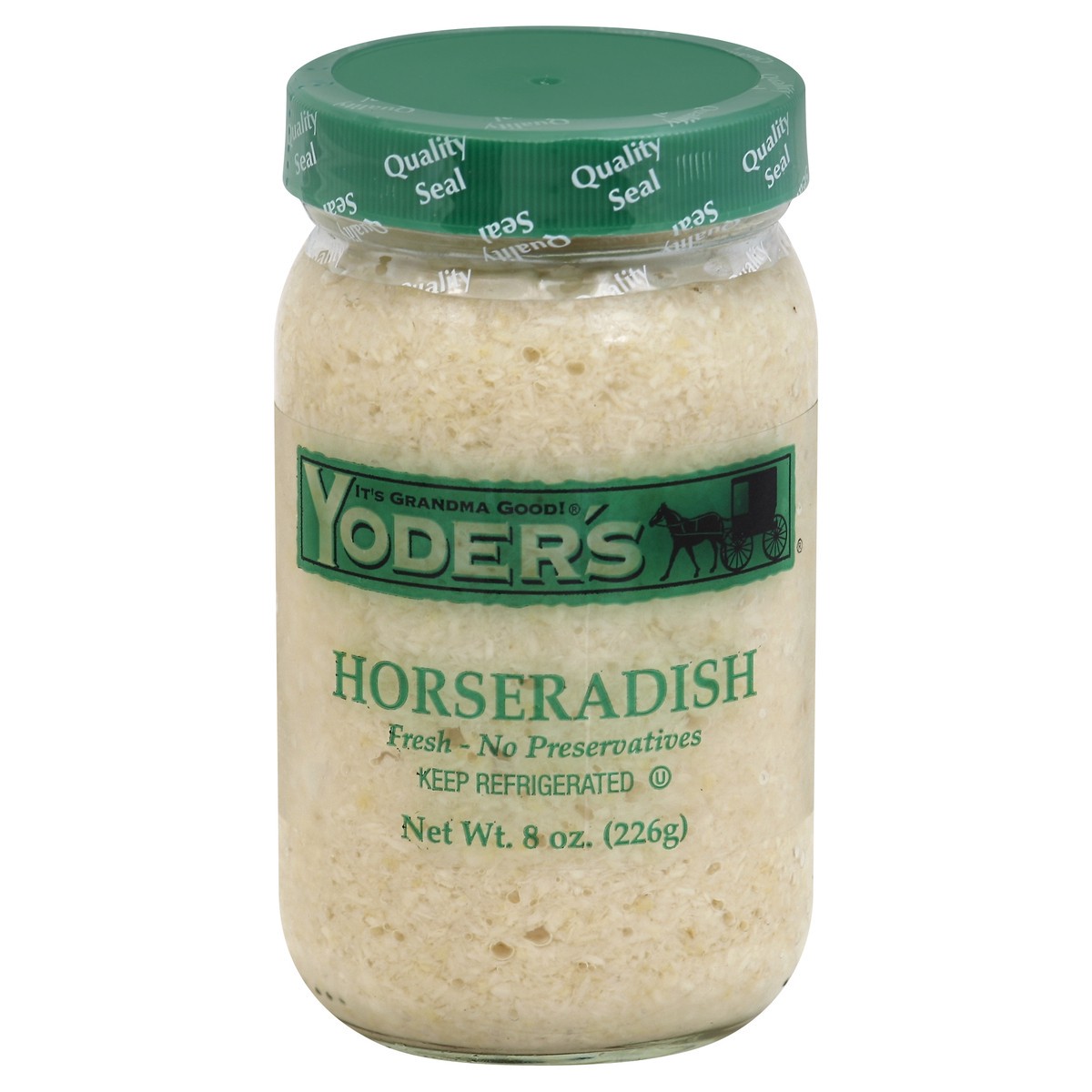 slide 2 of 4, Yoder's Horseradish 8 oz, 8 oz