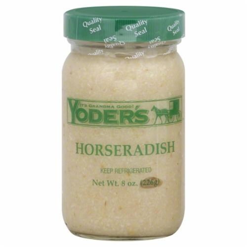 slide 1 of 3, Yoder's Horseradish 8 oz, 8 oz