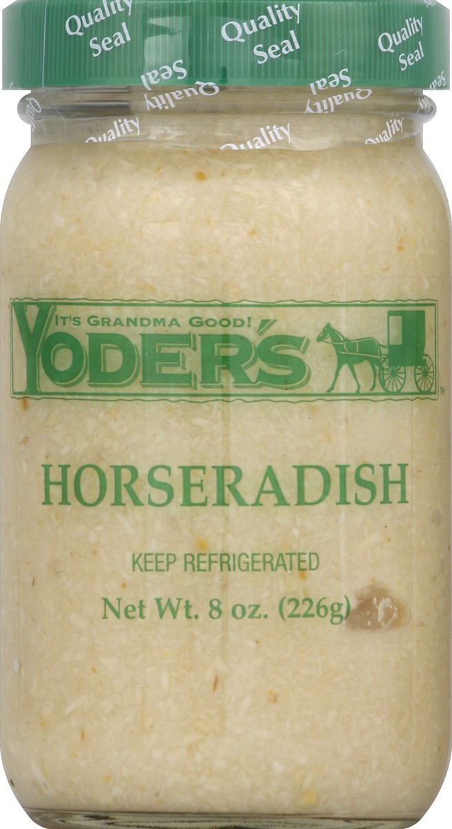 slide 1 of 4, Yoder's Horseradish 8 oz, 8 oz