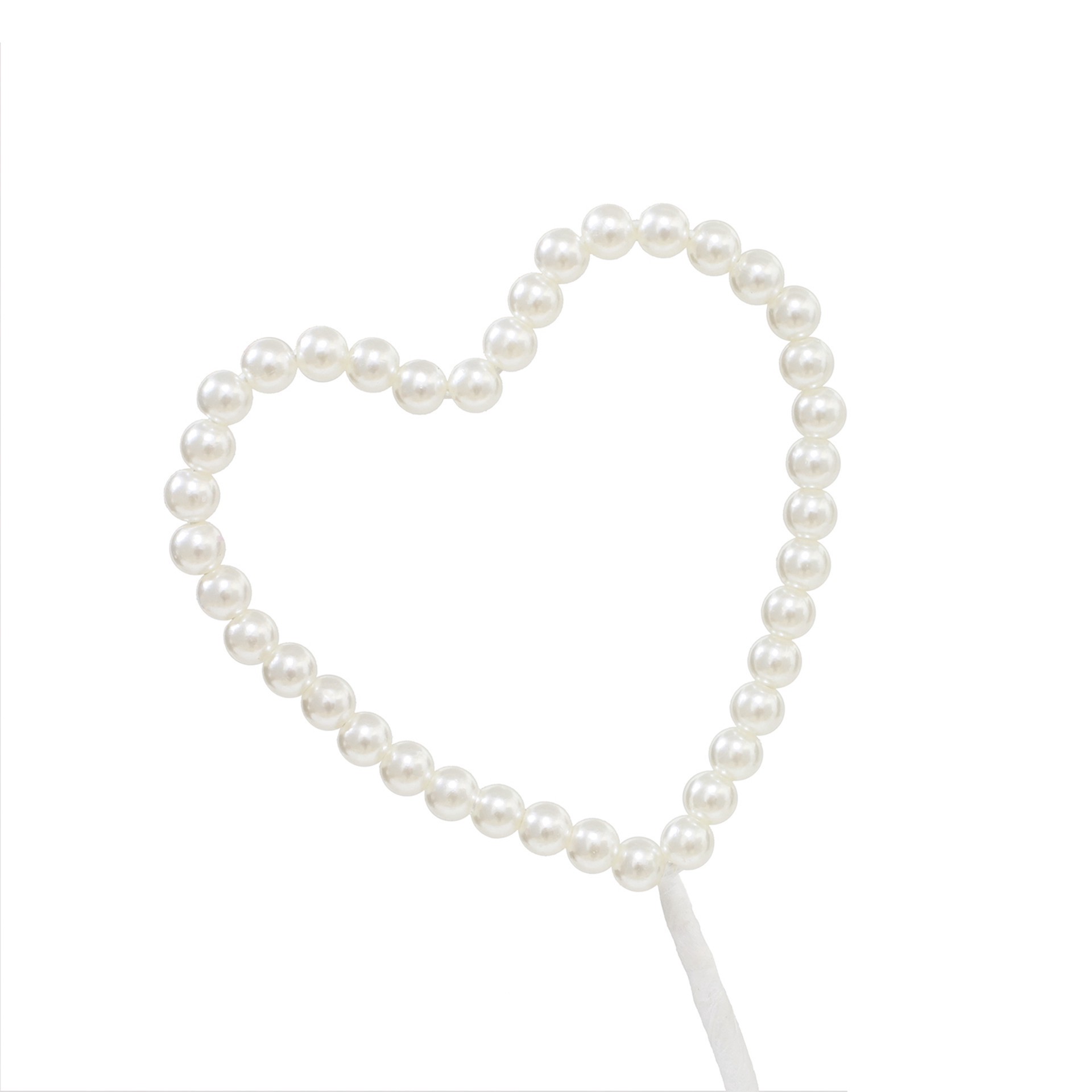 slide 2 of 3, 27" White Heart Stem By Ashland, 27 in