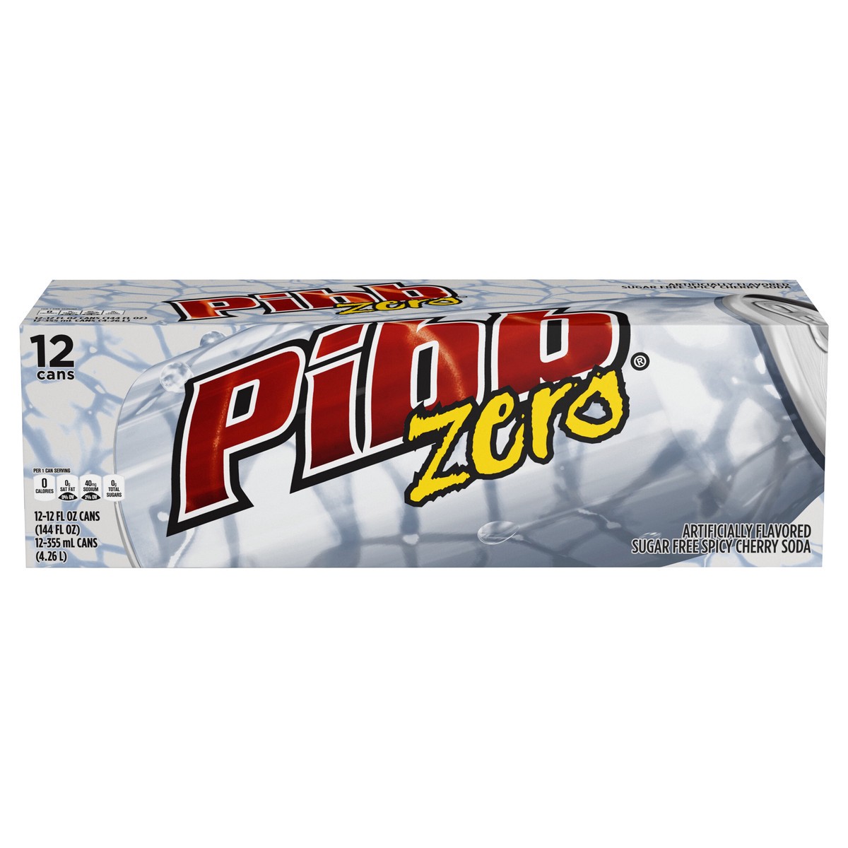 slide 1 of 8, Pibb Zero Fridge Pack Cans- 12 ct, 12 ct