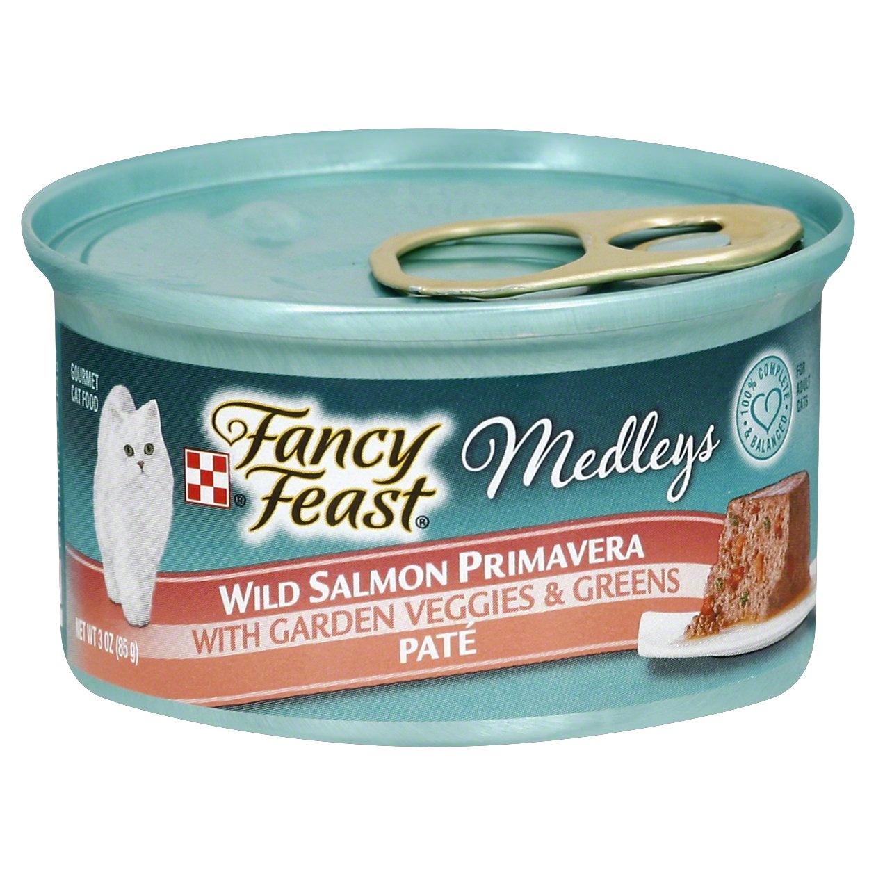 Fancy Feast Medleys Wild Salmon Primavera Cat Food 3 oz Shipt