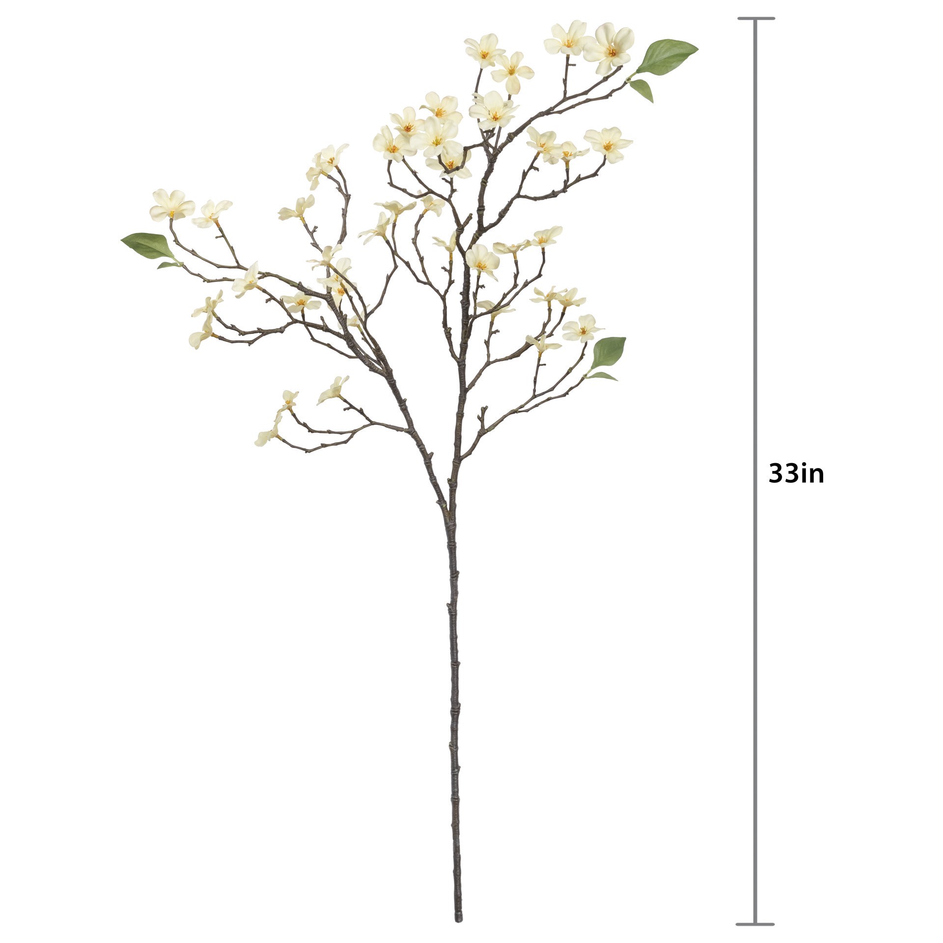 slide 2 of 3, 33" Light Yellow Cherry Blossom Stem By Ashland, 12 in x 7 in x 33 in