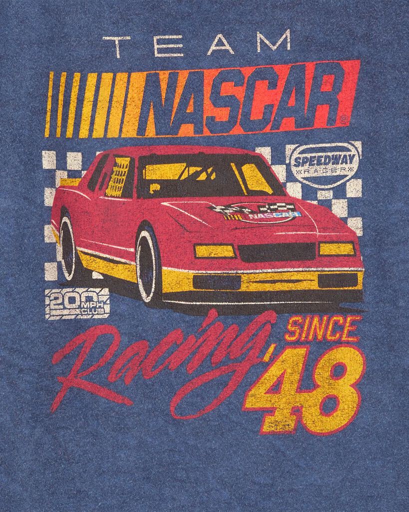 slide 4 of 4, Oshkosh Kid Nascar Graphic Tee Navy 4, 1 ct