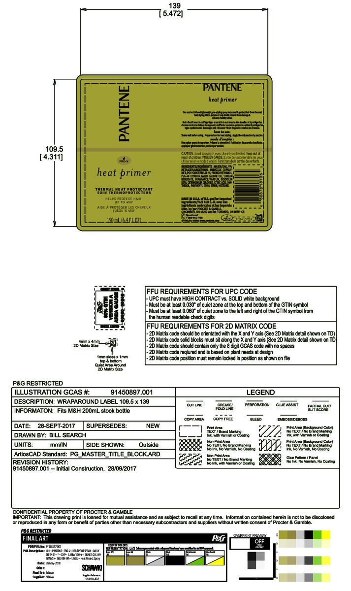 slide 6 of 6, Pantene Pro-V Nutrient Boost Heat Primer Thermal Heat Protection Pre-Styling Spray, 6.4 fl oz, 6.4 oz
