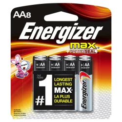 Energizer Batteries, Alkaline, AA