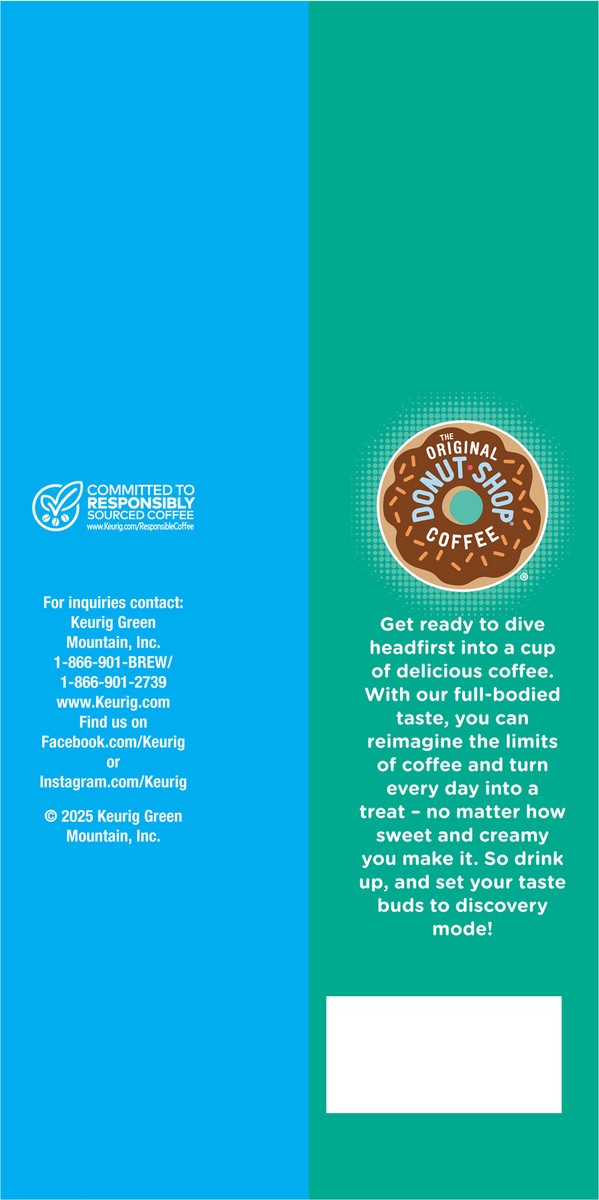 slide 5 of 12, The Original Donut Shop Coffee, Vanilla Sweet Cream, Medium Roast, Flavored Ground Coffee, 12 oz Bag, 12 oz