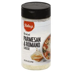 Raley's 100% Grated Cheese, Parmesan & Romano - 8 oz