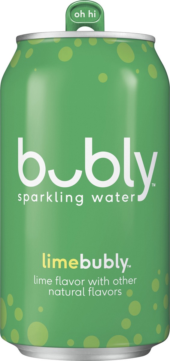 slide 4 of 4, bubly Lime Sparkling Water 12 oz, 12 oz