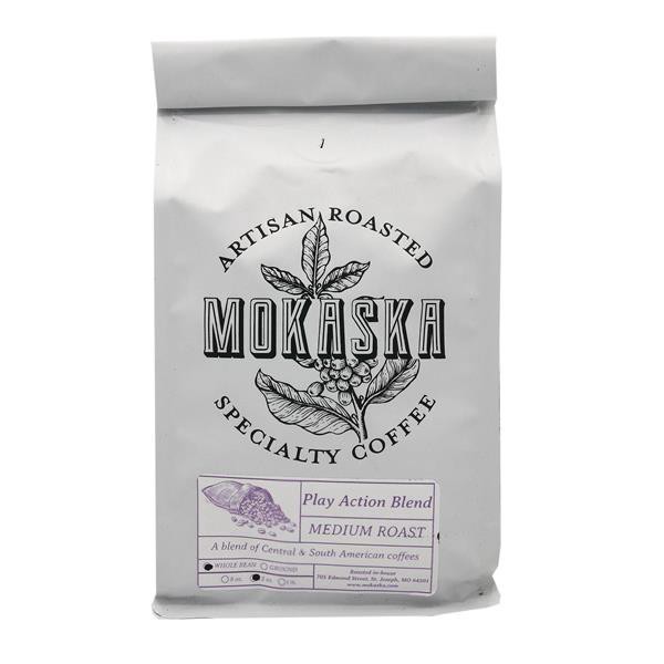 slide 1 of 1, Mokaska Play Action Blend, Whole Bean, 12 oz