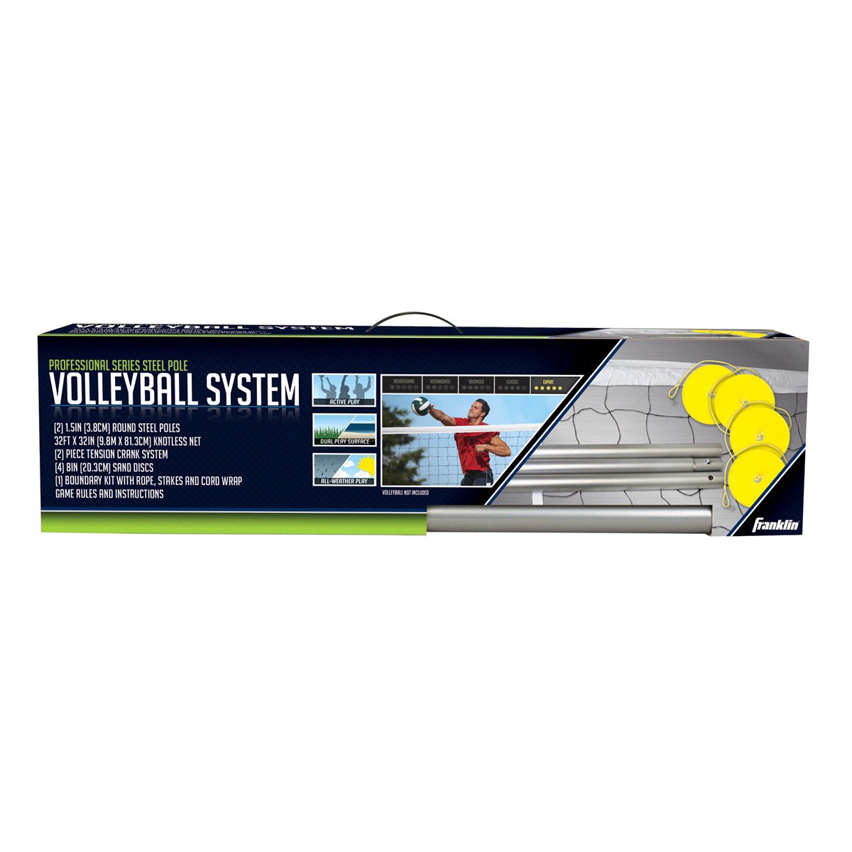 slide 1 of 5, Franklin Professional Series Volleyball Set, 1 ct