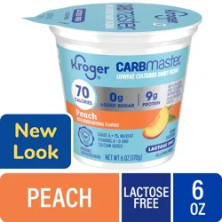 Kroger Carbmaster Peach Yogurt
