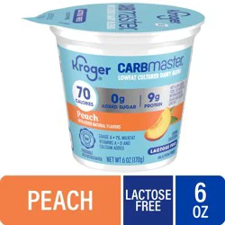 Kroger Carbmaster Peach Yogurt