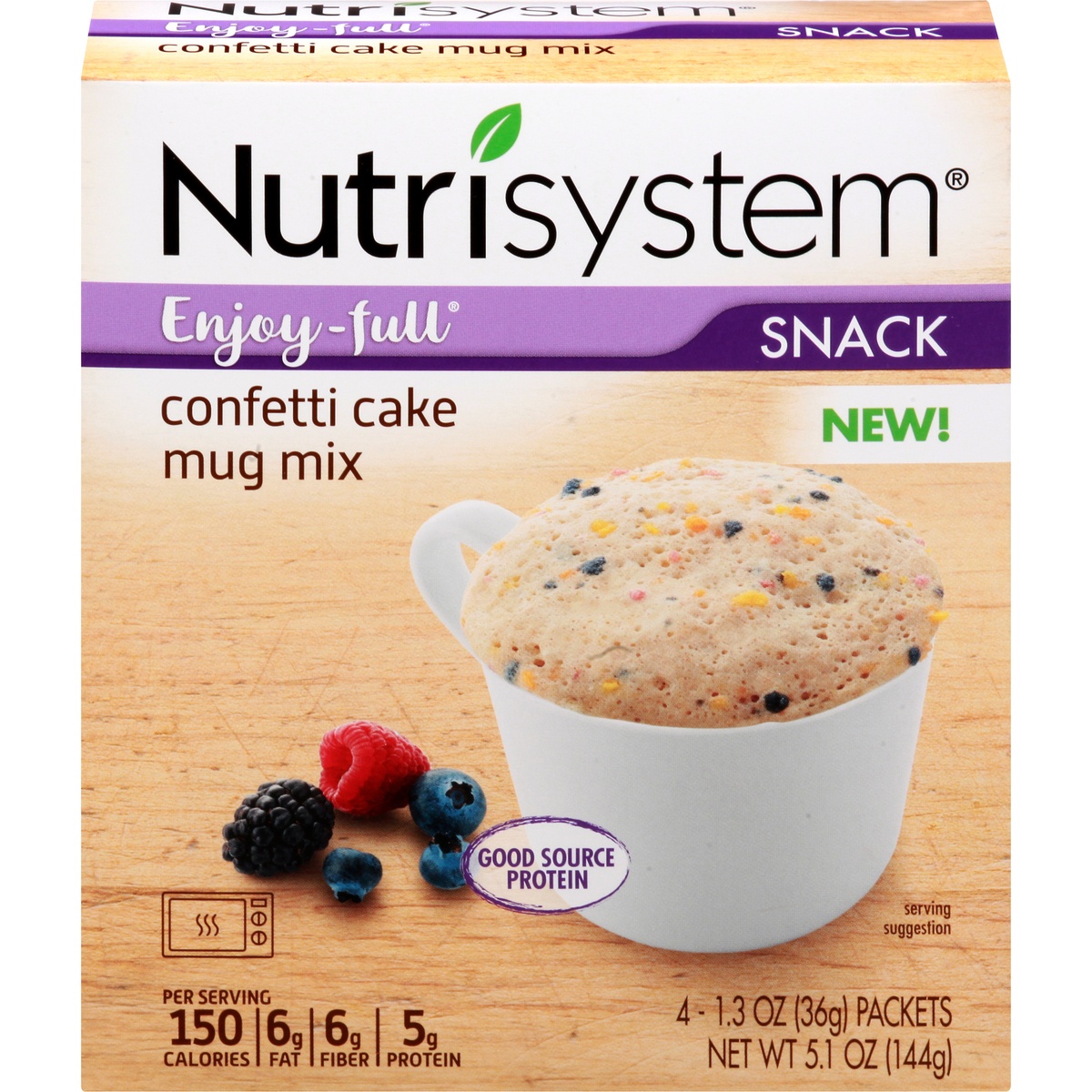 slide 1 of 1, Nutrisystem Mug Mix 4 ea, 4 ct