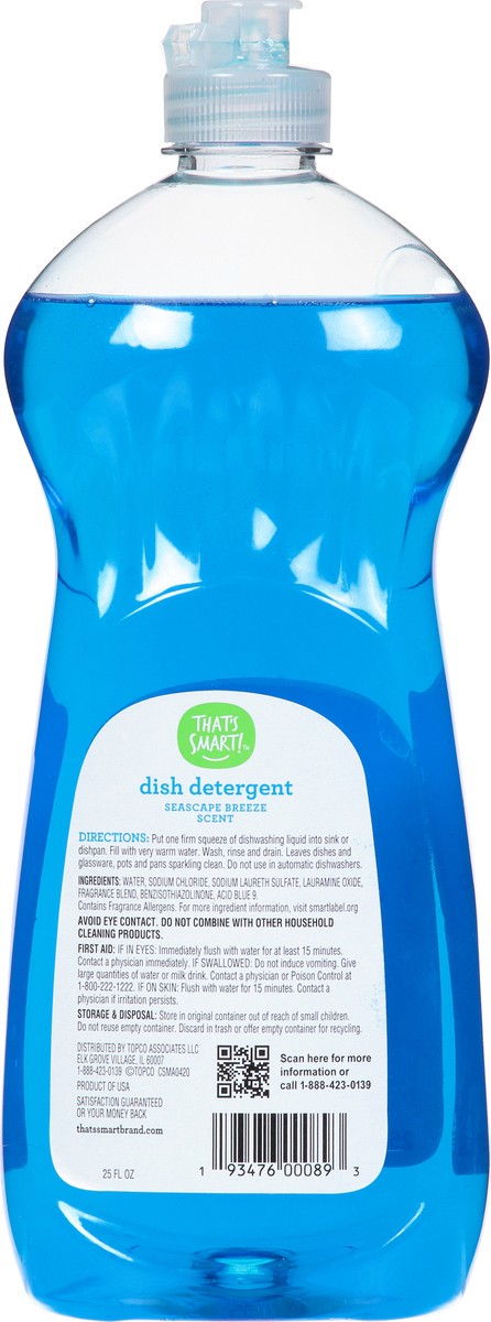 slide 3 of 9, That's Smart! Seascape Breeze Scent Dish Detergent 25 fl oz, 25 fl oz