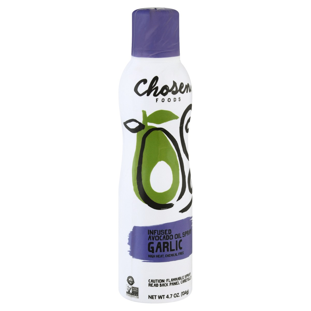 slide 11 of 13, Chosen Foods Infused Garlic Avocado Oil Spray 4.7 oz, 4.7 oz