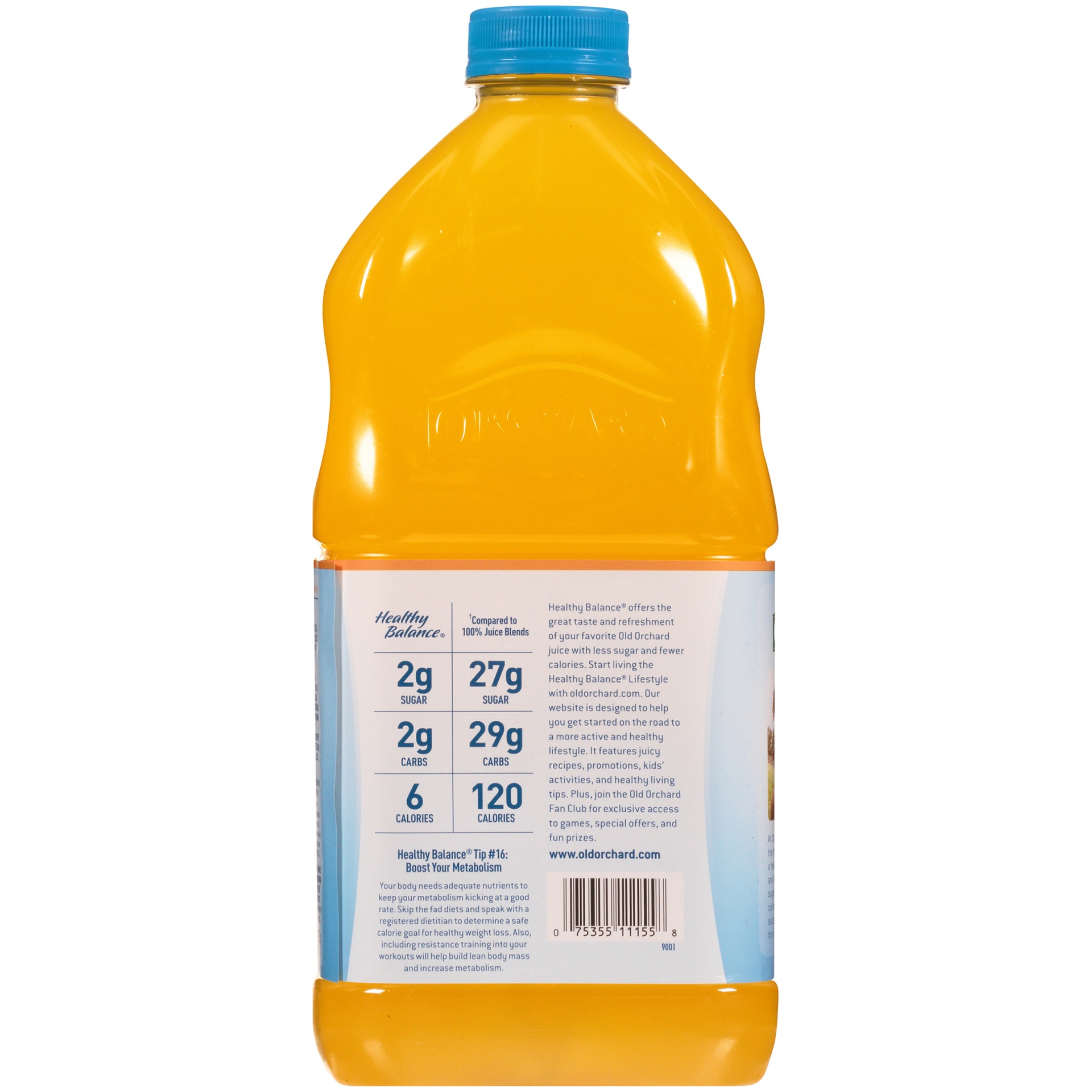 slide 7 of 8, Old Orchard Healthy Balance Peach Passion Fruit, 64 oz