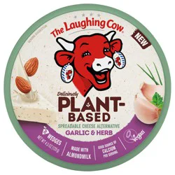 The Laughing Cow Plant-Based Garlic & Herb- 8 ct