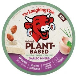 The Laughing Cow Plant-Based Garlic & Herb- 8 ct