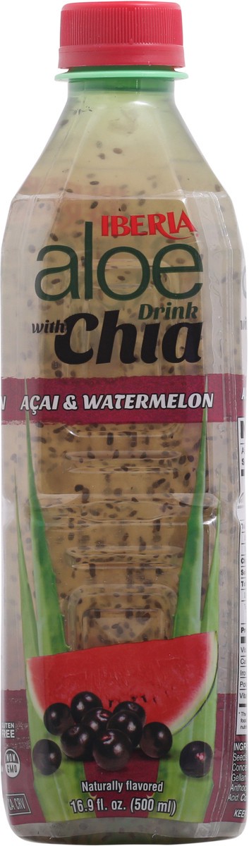 slide 1 of 9, Iberia Acai & Watermelon Aloe Drink With Chia - 16.9 fl oz, 16.9 fl oz
