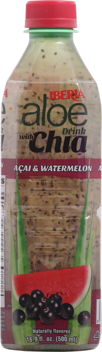 slide 5 of 9, Iberia Acai & Watermelon Aloe Drink With Chia 16.9 fl oz Bottle, 16.9 fl oz