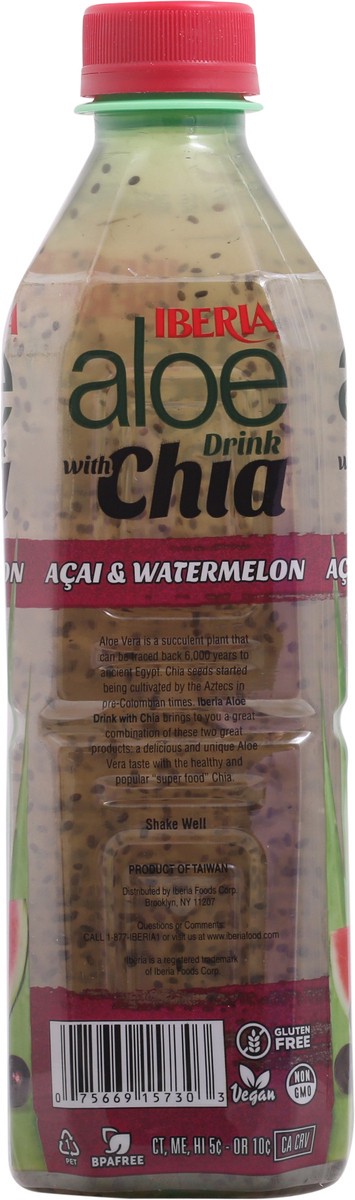 slide 7 of 9, Iberia Acai & Watermelon Aloe Drink With Chia - 16.9 fl oz, 16.9 fl oz