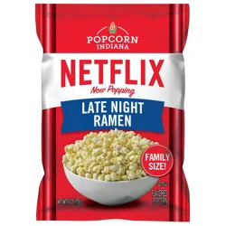 Popcorn, Indiana Netflix Late Night Ramen Popcorn Family Size! 6 oz