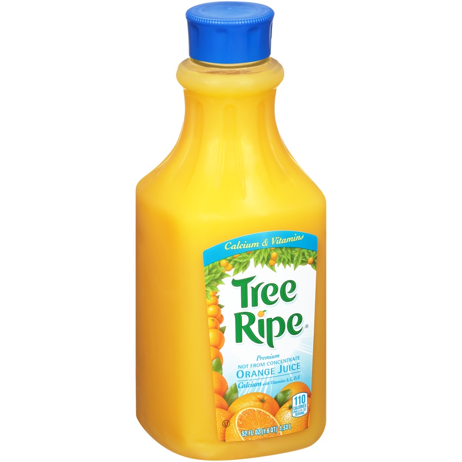 slide 2 of 8, Tree Ripe Oj Calcium, 52 oz