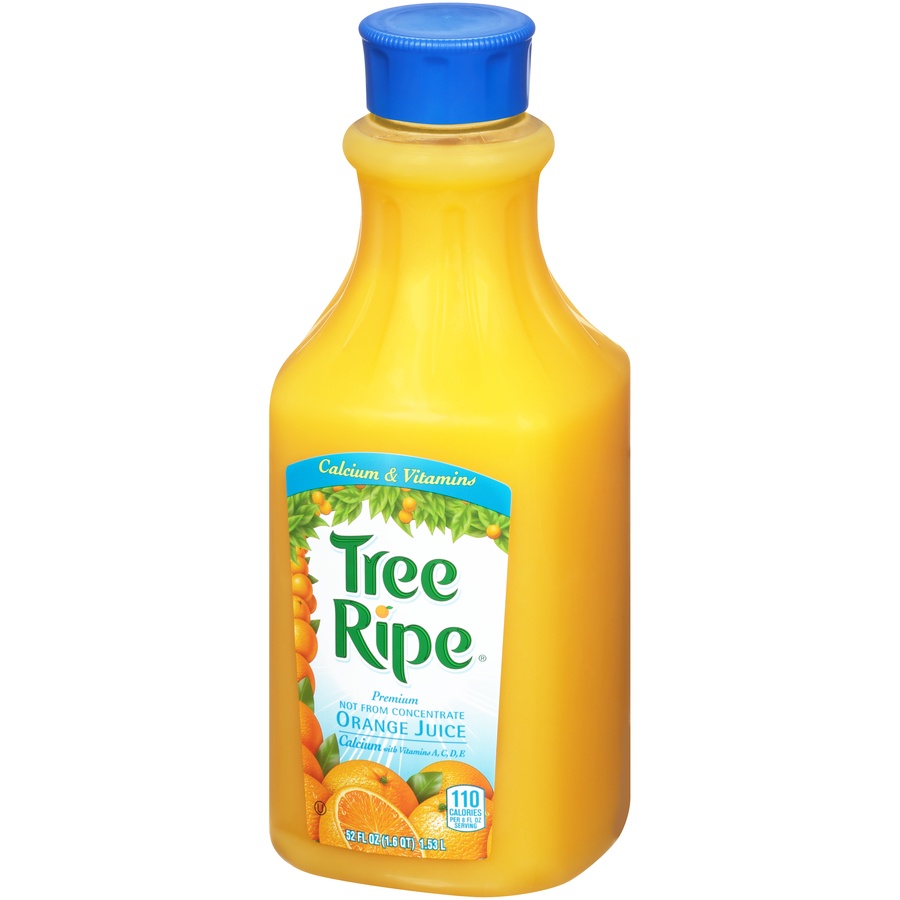 slide 3 of 8, Tree Ripe Oj Calcium, 52 oz