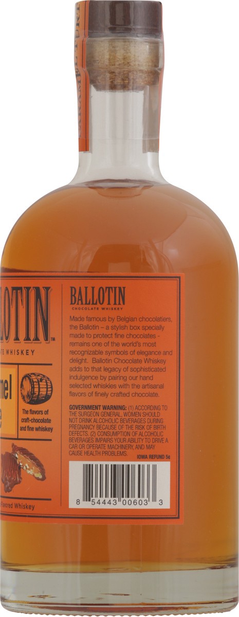 slide 10 of 12, Ballotin Caramel Turtle Chocolate Whiskey 750 ml, 750 ml