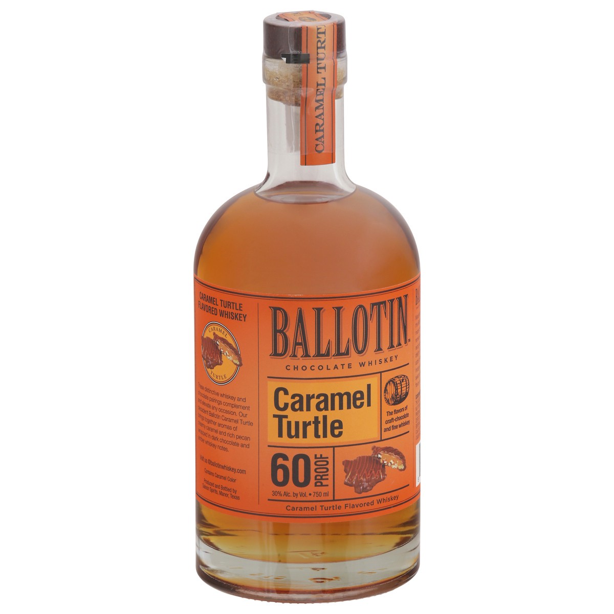 slide 6 of 12, Ballotin Caramel Turtle Chocolate Whiskey 750 ml, 750 ml