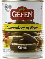 Gefen Small Cucumbers in Brine - 19 oz