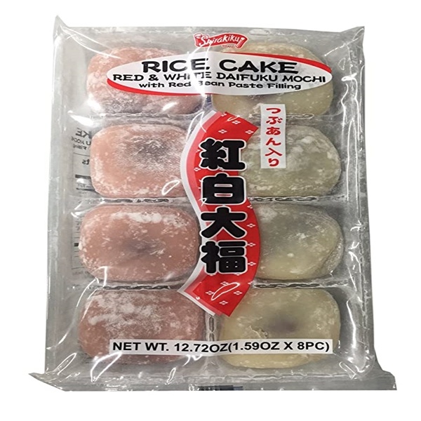 slide 1 of 1, Shirakiku Red & White Rice Cakes, 12.72 oz