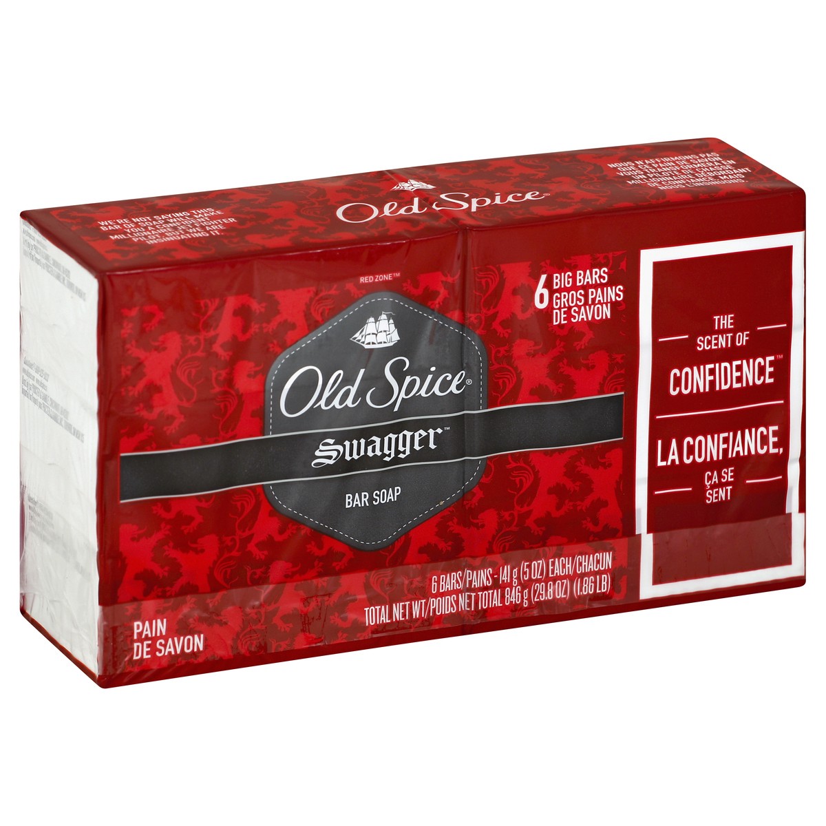 slide 4 of 5, Old Spice Bar Soap 6 ea, 6 ct