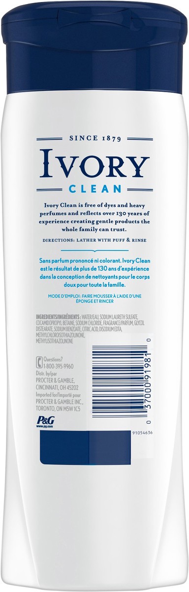 slide 3 of 3, Ivory Mild & Gentle Body Wash, Original Scent, 12oz, 12 fl oz