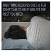slide 10 of 25, Nighttime Cold & Flu Relief, Pain Reliever, Fever Reducer, Cough Suppressant, Antihistamine, Cherry Flavor, 12 oz