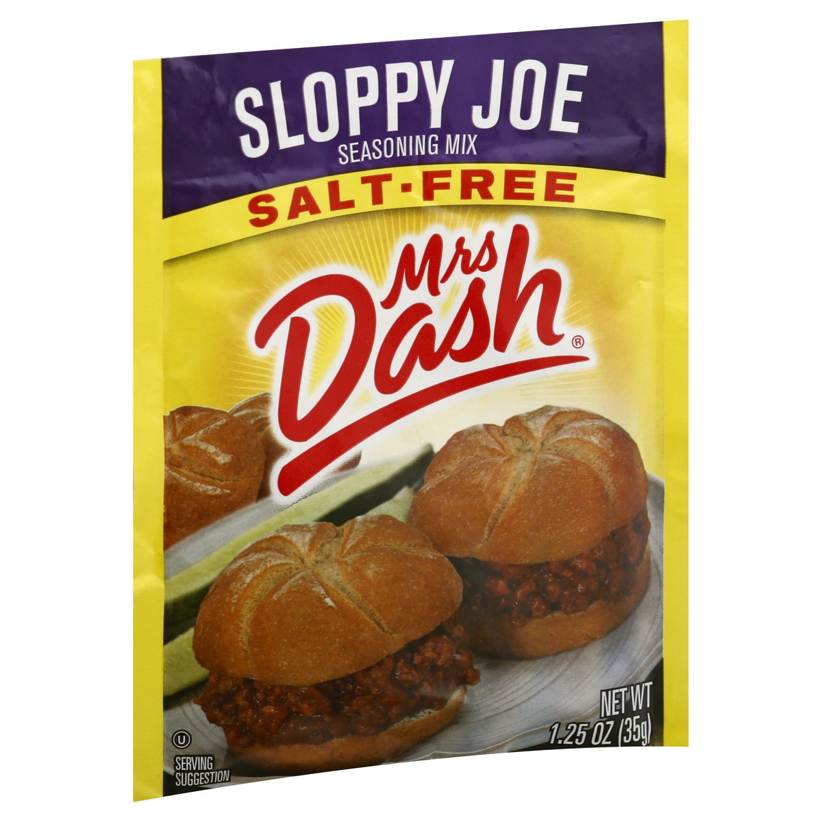 slide 8 of 12, Mrs. Dash Salt-Free Sloppy Joe Seasoning Mix 1.25 oz, 1.25 oz