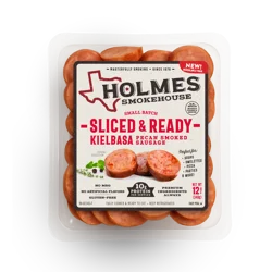Holmes Smokehouse Sliced & Ready Kielbasa Pecan Smoked Sausage 12 oz