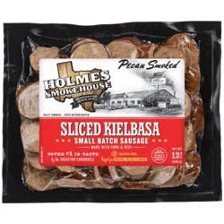 Holmes Smokehouse Sliced & Ready Kielbasa Pecan Smoked Sausage 12 oz