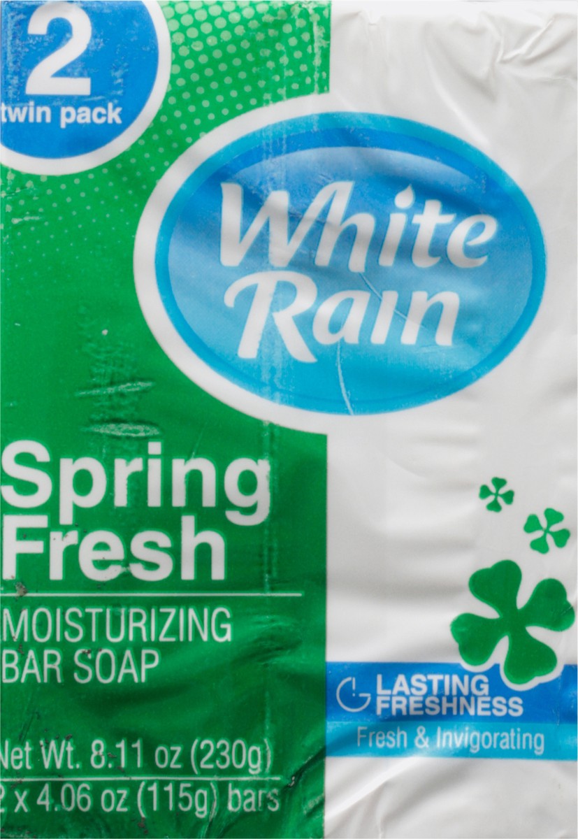 slide 3 of 9, White Rain Moisturizing Spring Fresh Bar Soap 2 - 4.06 oz Bars, 2 ct