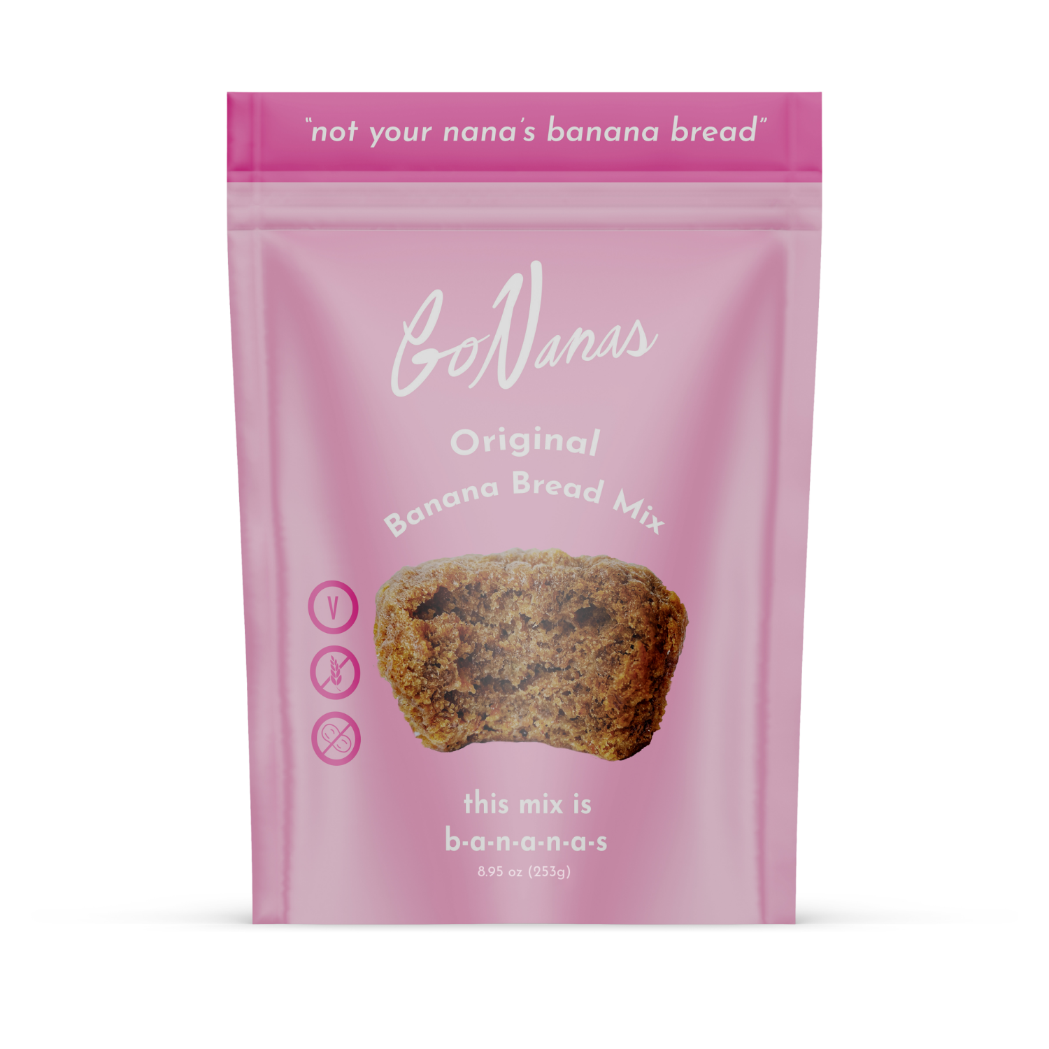 slide 1 of 2, Go Nanas Banana Bread Mix 8.95 oz, 8.95 oz