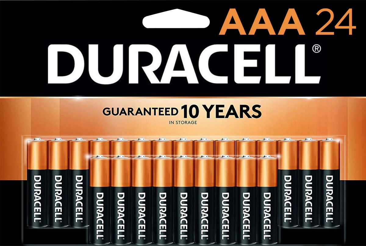 slide 5 of 7, Duracell Coppertop AAA Batteries, 24 ct