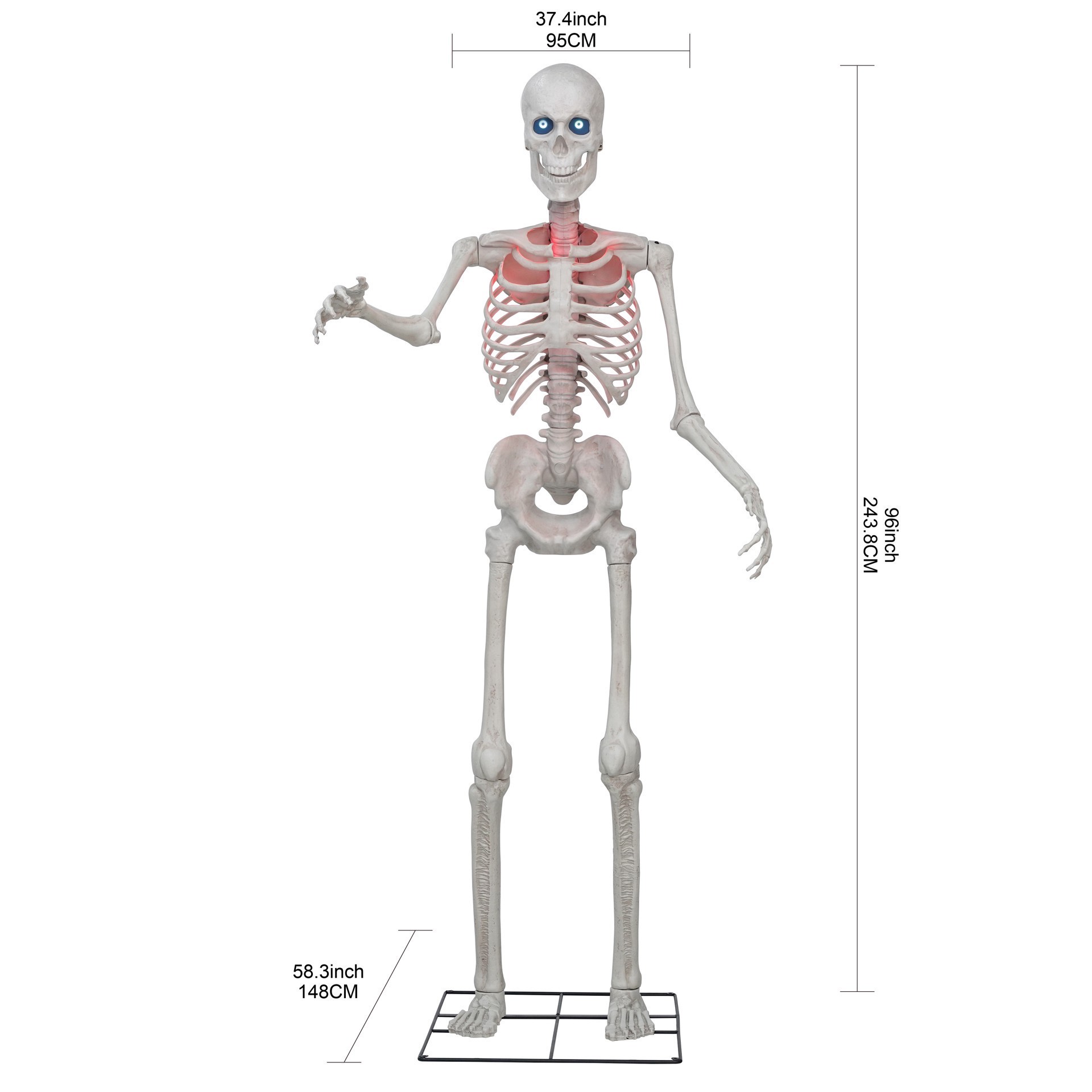 slide 3 of 7, 8ft. Skeleton By Ashland, 8 ft