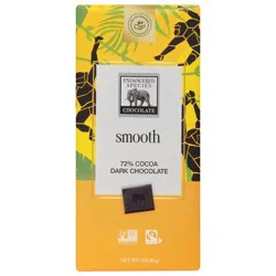Endangered Species Chocolate 72% Dark Chocolate Chimp Bar