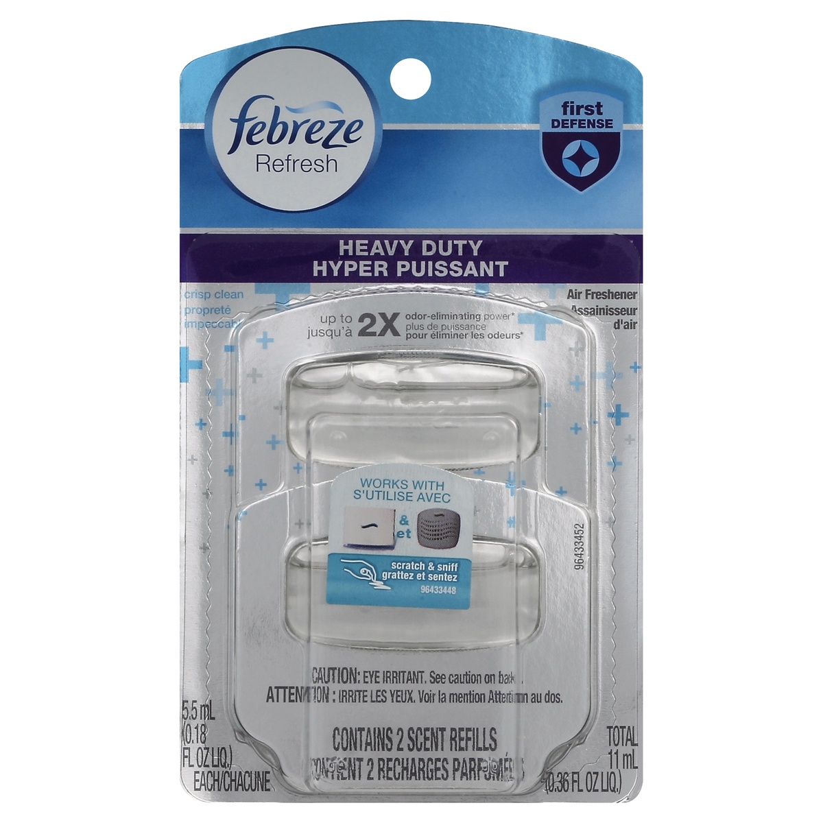 slide 1 of 1, Febreze Scent Refills, 2 ct